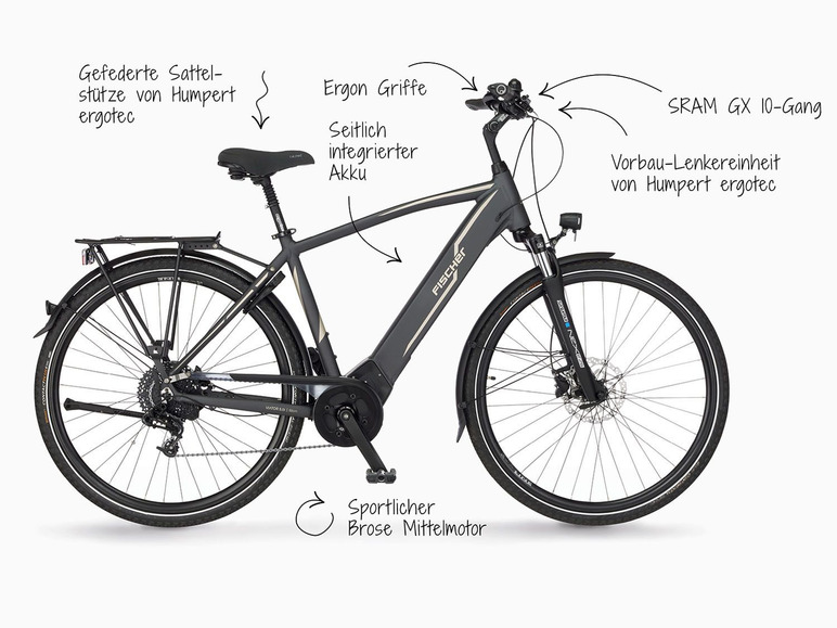 Gehe zu Vollbildansicht: FISCHER E-Bike Trekking »VIATOR 5.0i«, 28 Zoll Modell 2021 - Bild 5