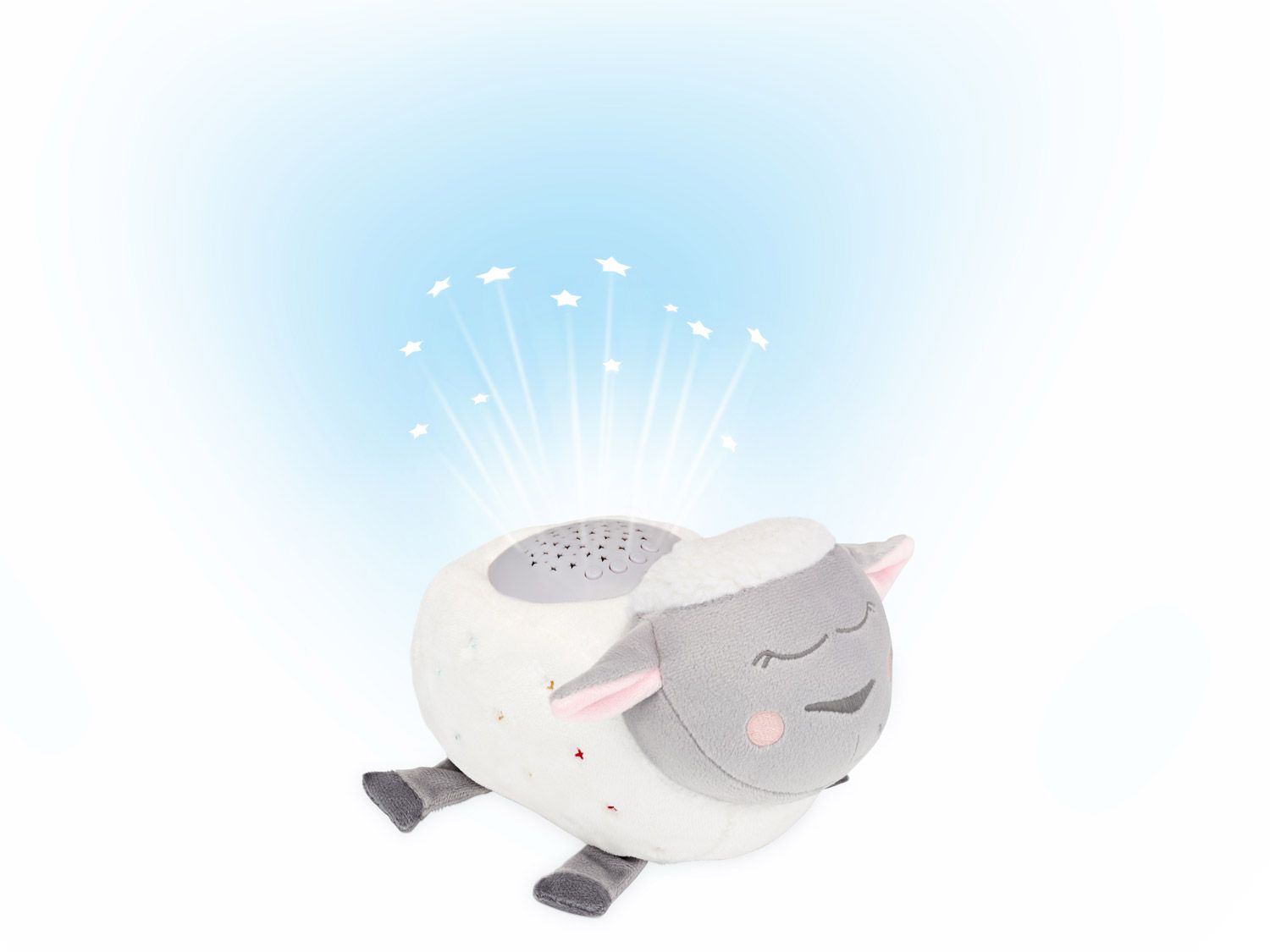 Thumbnail - Badabulle Kuscheltier Schaf mit Nachtlicht und Musik