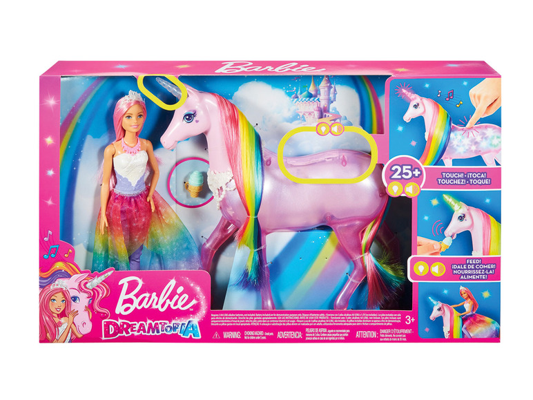 Gehe zu Vollbildansicht: Barbie Puppen mit Fahrzeug und Boot / Puppe mit Einhorn - Bild 15