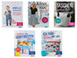 Bücher mit Nähanleitungen für Babykleidung, Kleider und Röcke, Taschen und Deko-Accessoires.