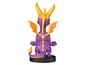 Eine lila Spyro-Figur mit gelben Hörnern und orangen Flügeln.
