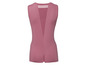 Ein rosafarbenes Sporttop mit Mesh-Einsätzen am Rücken.