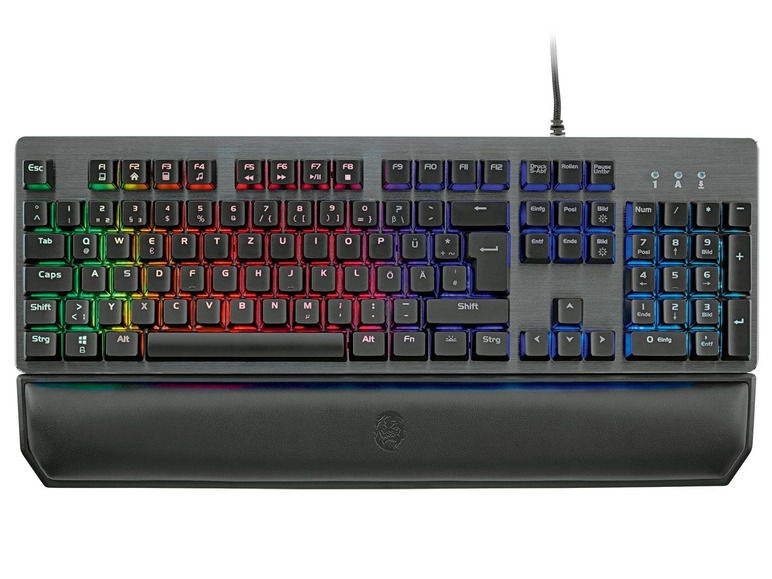 Gehe zu Vollbildansicht: SILVERCREST® Gaming Keyboard Semi-Mechanical RGB INT 1000 - Bild 1