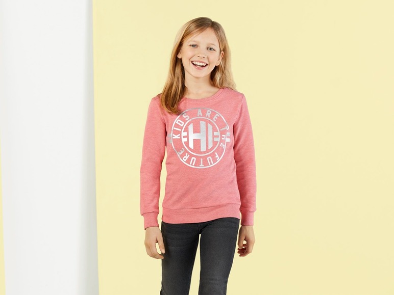 Gehe zu Vollbildansicht: PEPPERTS® Mädchen Sweatshirt, hoher Baumwollanteil, mit Elasthan, mit Aufdruck - Bild 4