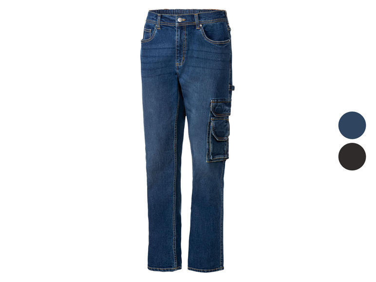 Gehe zu Vollbildansicht: PARKSIDE® Herren Jeans Workwear, mit praktischen Taschen - Bild 1