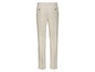 Beige Herrenhose aus Leinen.