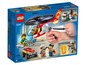 LEGO City Feuerwehrhubschrauber mit Minifiguren und Feuerwehrauto.