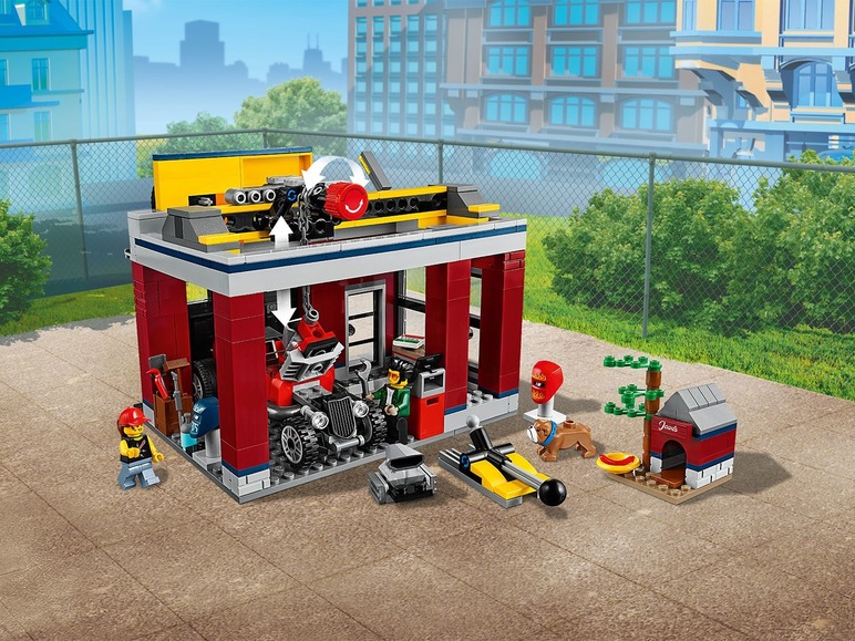 Gehe zu Vollbildansicht: LEGO® City 60258 »Tuning-Werkstatt« - Bild 4