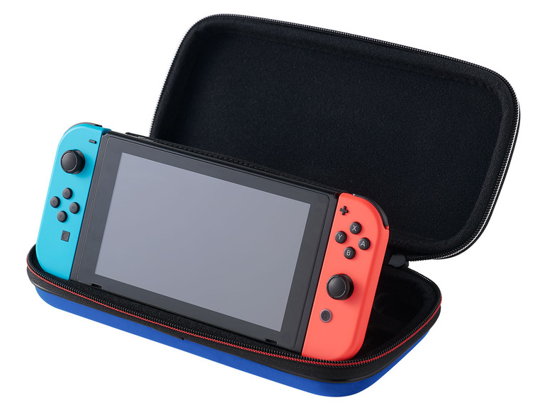 Gehe zu Vollbildansicht: Bigben Nintendo Switch Travel Case, Transporttasche inkl. 1x4-Spiele-Game-Box, 1x 2-Micro-SD-Card-Box - Bild 11