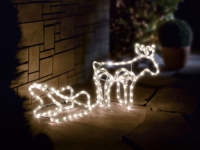Gehe zu Vollbildansicht: LIVARNO home LED 3D Lichterschlauchfiguren, für Innen und Außen - Bild 5