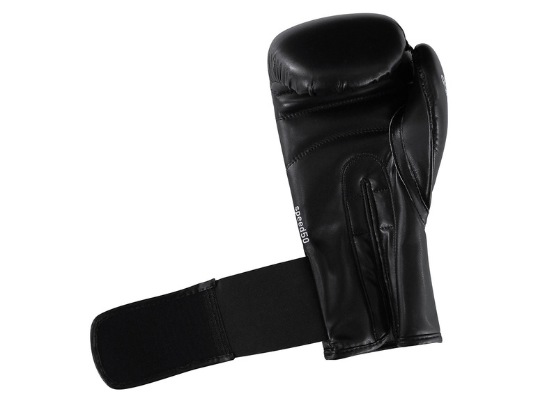 Schwarze Boxhandschuhe mit Klettverschluss