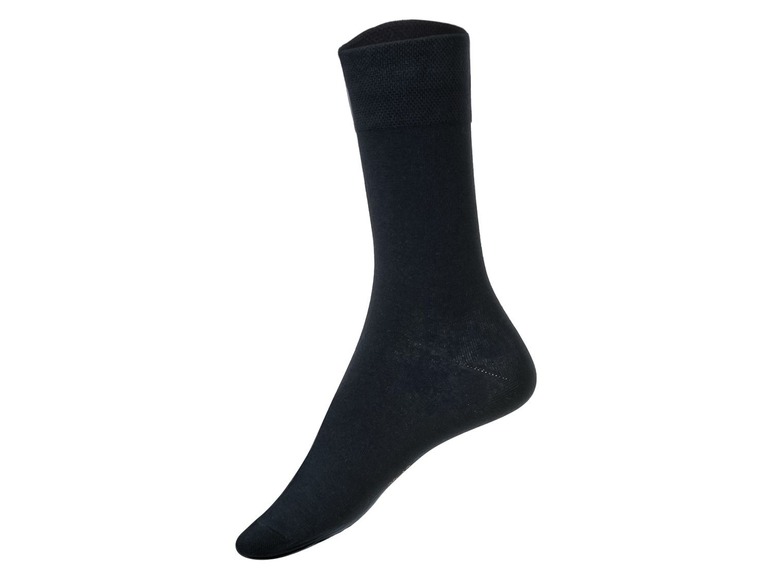 Gehe zu Vollbildansicht: LIVERGY® Socken Herren, 5 Paar, mit Pikeebund, verstärkte Ferse, Spitze, mit Baumwolle - Bild 6