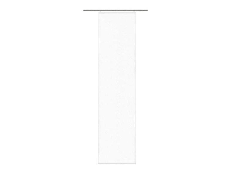 Gehe zu Vollbildansicht: Home Wohnideen Schiebevorhang Rom Uni Voile weiß 245 x 60 cm, transparent - Bild 1