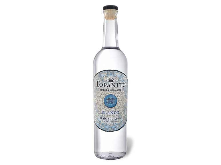 Gehe zu Vollbildansicht: Topanito Blanco 100% Agave Tequila 40% Vol - Bild 1