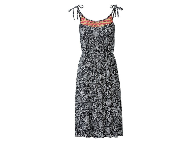 Gehe zu Vollbildansicht: ESMARA® Kleid Damen, in Single-Jersey-Qualität, mit Gummizug , aus Viskose und Elasthan - Bild 2