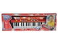 Ein rotes Simba 'My Music World' Keyboard mit 32 Tasten.