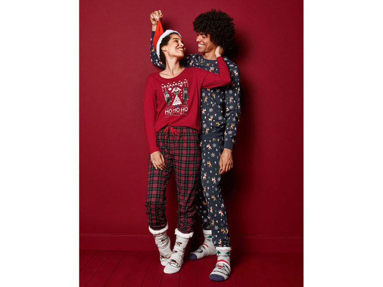 Gehe zu Vollbildansicht: esmara Damen Weihnachts-Pyjama - Bild 18