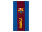 Ein Strandtuch mit dem Logo von FC Barcelona