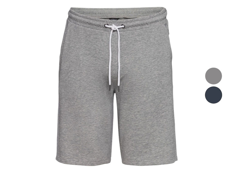 Graue Jogging-Shorts mit Kordelzug
