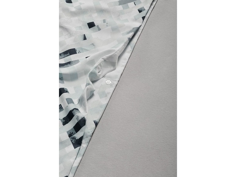 Gehe zu Vollbildansicht: MERADISO® Renforcé Bettwäsche, mit Wendedesign und Knopfleiste, aus Baumwolle und Polyester - Bild 10