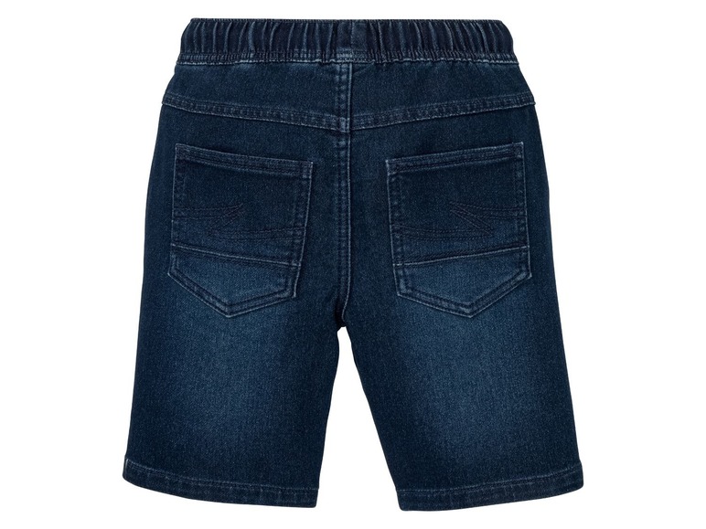Gehe zu Vollbildansicht: PEPPERTS® Bermuda Jungen, Jeans-Optik, Gummizugbund mit Kordel, mit Baumwolle und Elasthan - Bild 13