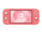 Eine rosafarbene Nintendo Switch Lite Handheld-Konsole.