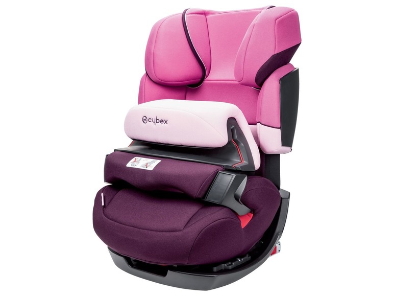 Ein rosa Cybex Kindersitz.