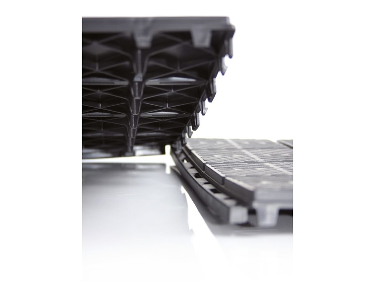Prosperplast Beetplatten »Easy Square«, Bodenplatten mit 40x40 cm, rutschfest, Klicksystem