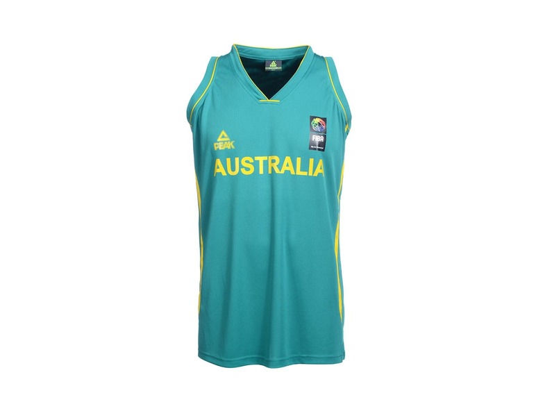 Gehe zu Vollbildansicht: PEAK Basketballtrikot Australien grün - Bild 1