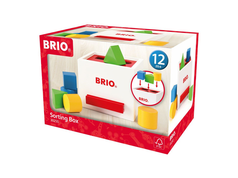 Gehe zu Vollbildansicht: BRIO 30250 »Sortierbox weiß«, 7-teilig, mit 6 Holzbausteinen, ab 1 Jahr - Bild 6
