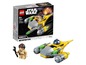 LEGO Star Wars Microfighter Naboo Starfighter mit Minifigur.