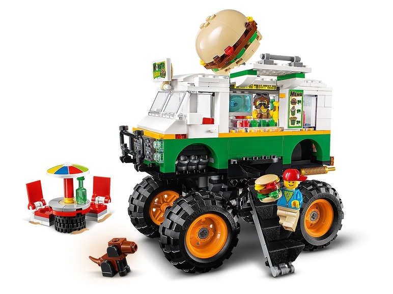 Gehe zu Vollbildansicht: LEGO® Creator 31104 »Burger-Monster-Truck« - Bild 3