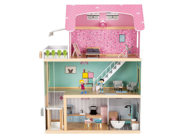 Gehe zu Vollbildansicht: PLAYTIVE® Puppenhaus - Bild 2