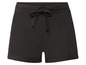 Schwarze Sport Shorts mit Kordelzug