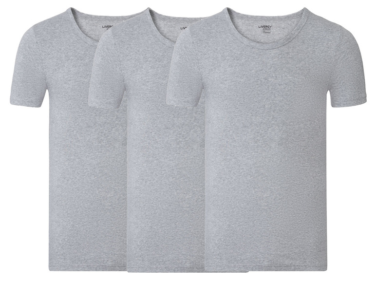 Gehe zu Vollbildansicht: LIVERGY Unterhemd Herren, 3 Stück, aus reiner Baumwolle - Bild 13
