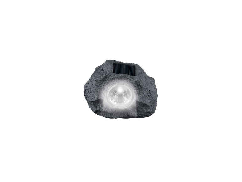 Gehe zu Vollbildansicht: LIVARNO LUX® Solarsteinleuchte, in Stein-Optik, mit Solarpanel, Akku, witterungsbeständig - Bild 12