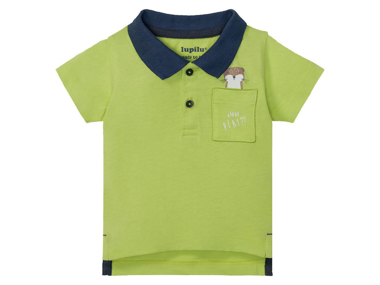 Gehe zu Vollbildansicht: lupilu® Baby Jungen Poloshirt - Bild 5