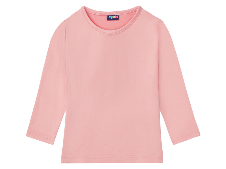 Ein rosafarbenes Langarmshirt von Lupilu.