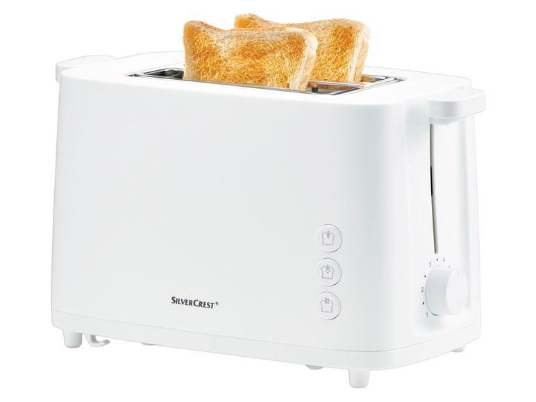 Gehe zu Vollbildansicht: SILVERCREST® Toaster »STK 870 A1«, 800 Watt, mit 6-Stufen-Bräunungsregler, Brötchenaufsatz - Bild 7