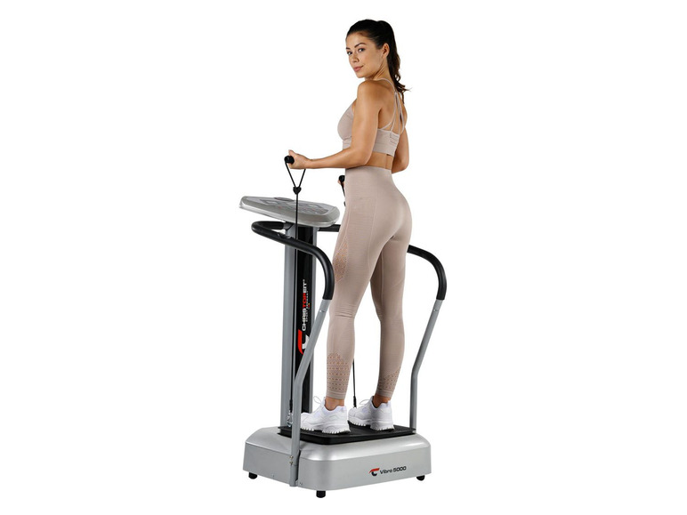 Gehe zu Vollbildansicht: Christopeit Sport Vibrationtrainer »Vibro 5000«, 50 Intensitätsstufen, mit Trainingsbändern - Bild 4