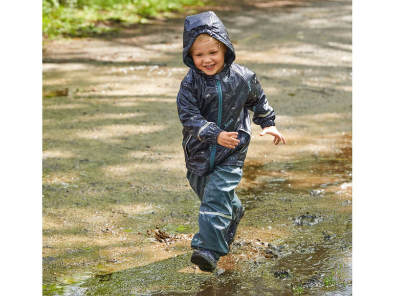 Gehe zu Vollbildansicht: lupilu® Kleinkinder Jungen Latzhose, wetterfest, mit warmem Fleece gefüttert - Bild 41