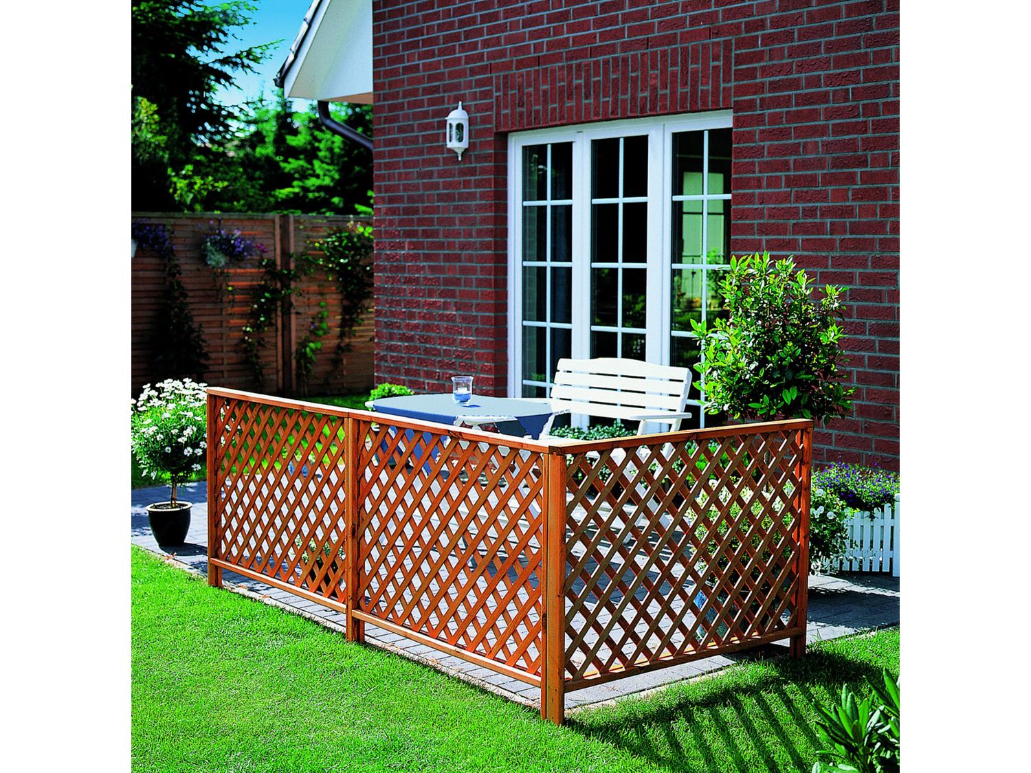 Promadino Zaunsystem  Romantica 3-teilig | 04012379363095