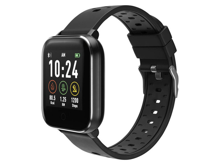 Gehe zu Vollbildansicht: SILVERCREST® Smartwatch Fitness, mit Multi-Sport-Modi, optischer Sensor, 2 Stunden Ladezeit - Bild 2