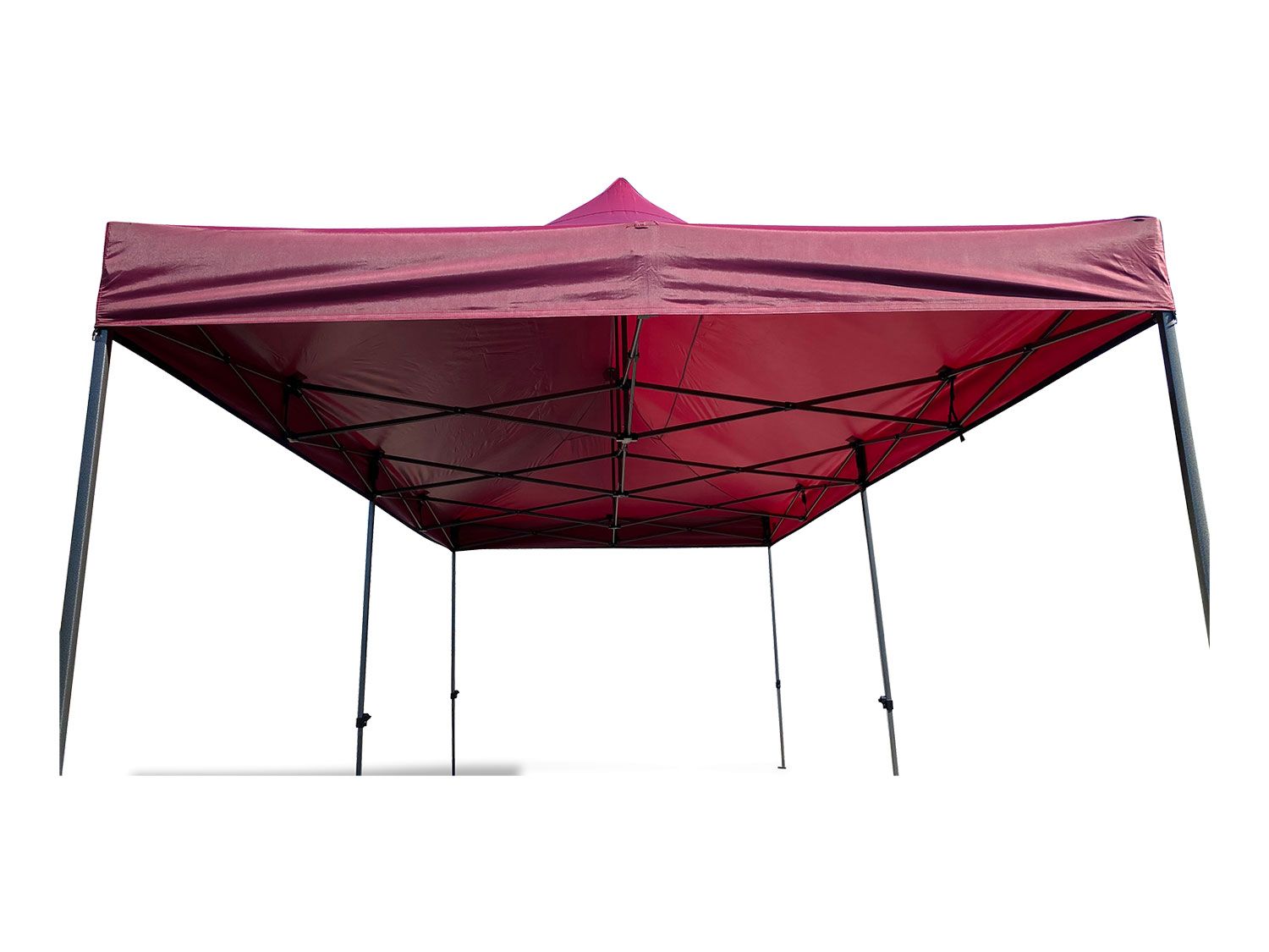 GRASEKAMP Faltpavillon Premium Line (3x6m, Bordeaux) – Bild 2 von 2