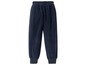 Dunkelblaue Jogginghose mit Gummizug.