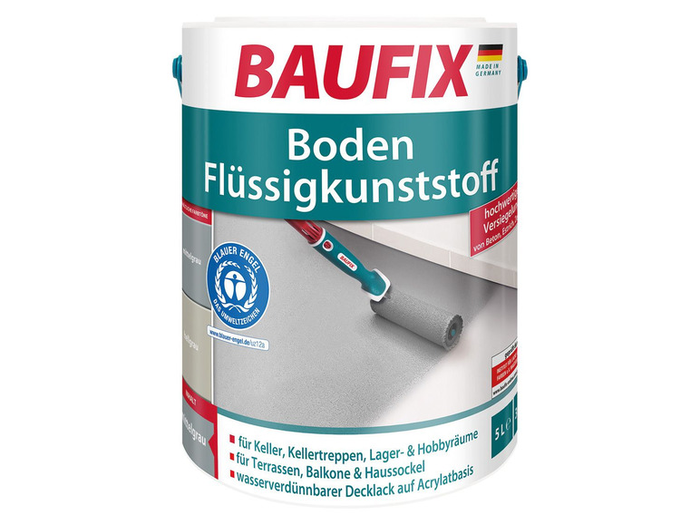 Gehe zu Vollbildansicht: BAUFIX Boden-Flüssigkunststoff, 5 Liter - Bild 1
