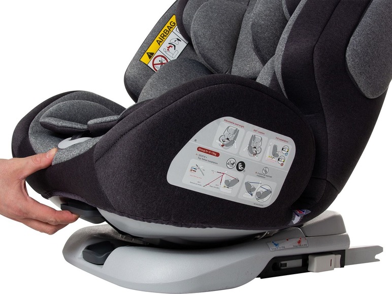 Gehe zu Vollbildansicht: Osann Kindersitz »One 360« mitwachsend, 360° drehbar, 10-fach höhenverstellbare Kopfstütze - Bild 12