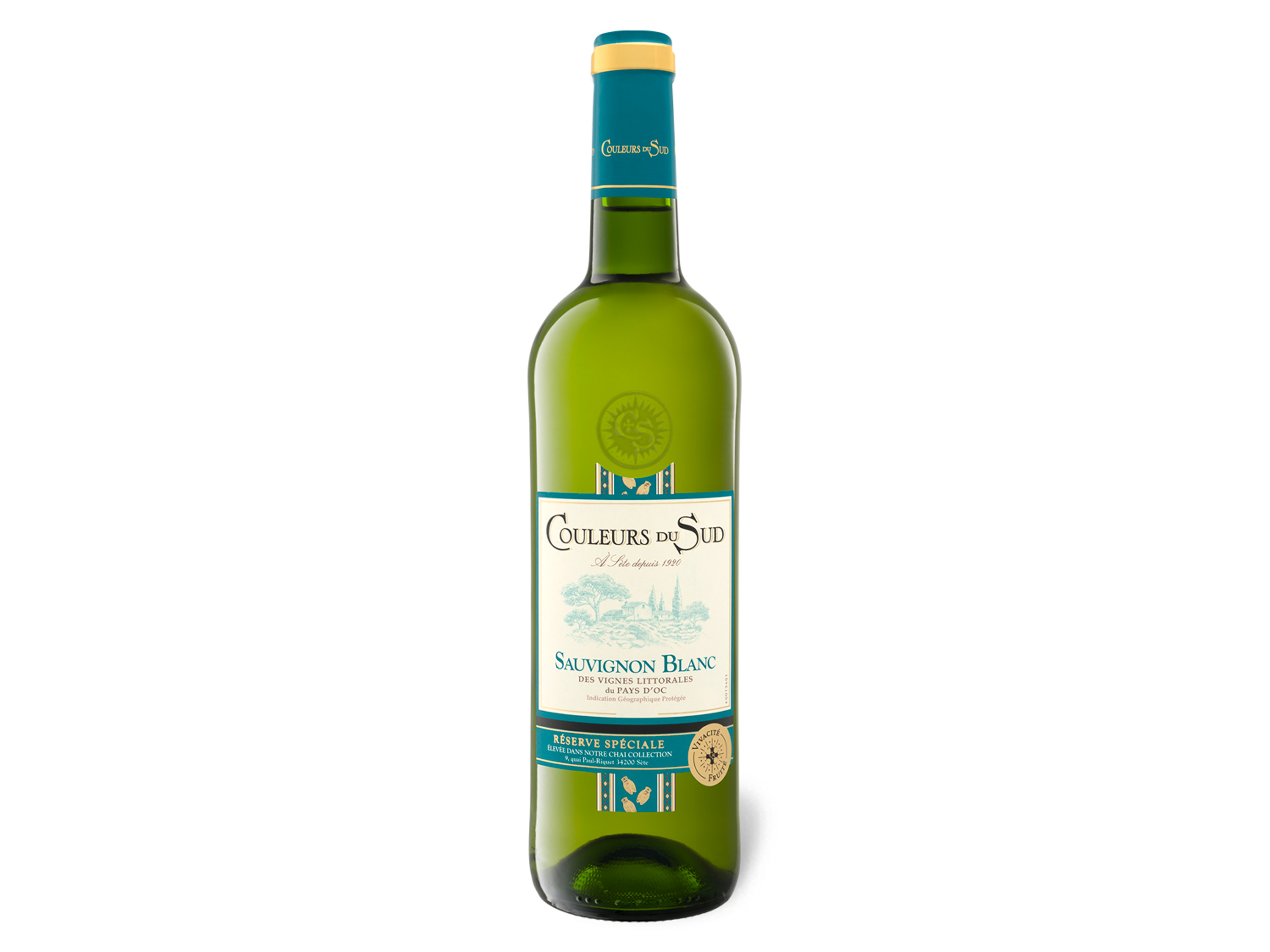 Couleurs du Sud Sauvignon Blanc Pays d%27Oc IGP trocken, Weißwein 2020 Wein & Spirituosen Lidl DE