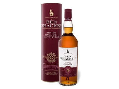 Ben Bracken Speyside Single Malt Scotch Whisky mit Geschenkbox 40% Vol