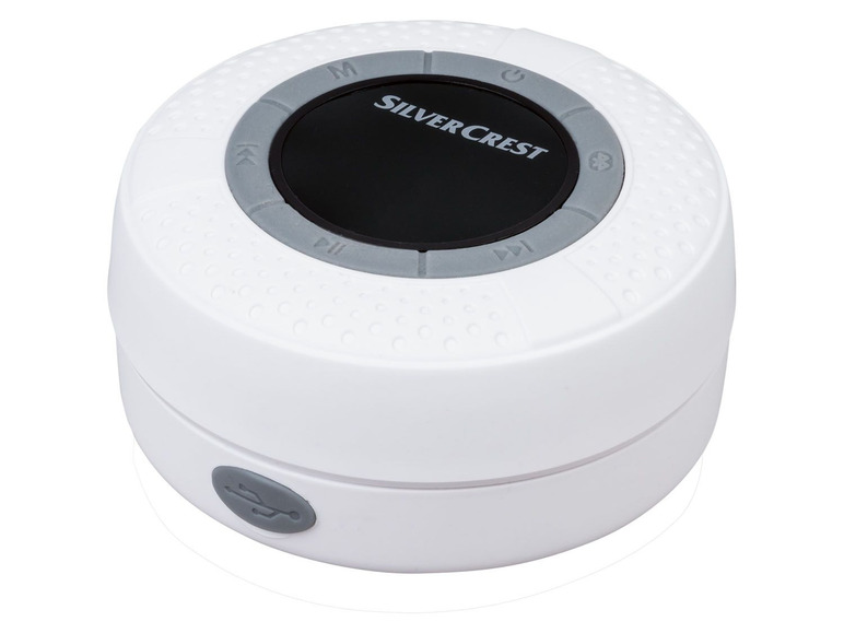 Gehe zu Vollbildansicht: SILVERCREST® Bluetooth Bad Lautsprecher mit LED-Display, UKW-Radio und praktischem Saugnapf - Bild 7